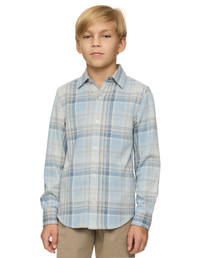 BOYS HERO STRETCH FLANNEL SHIRT