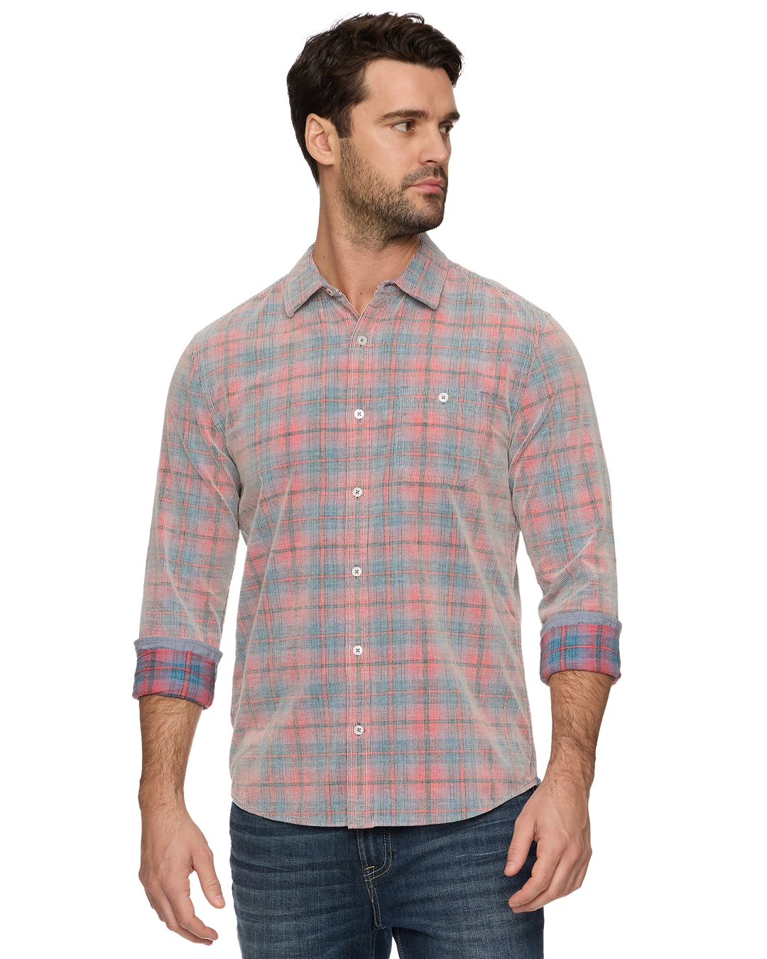 ALLEN VINTAGE WASHED CORDUROY SHIRT