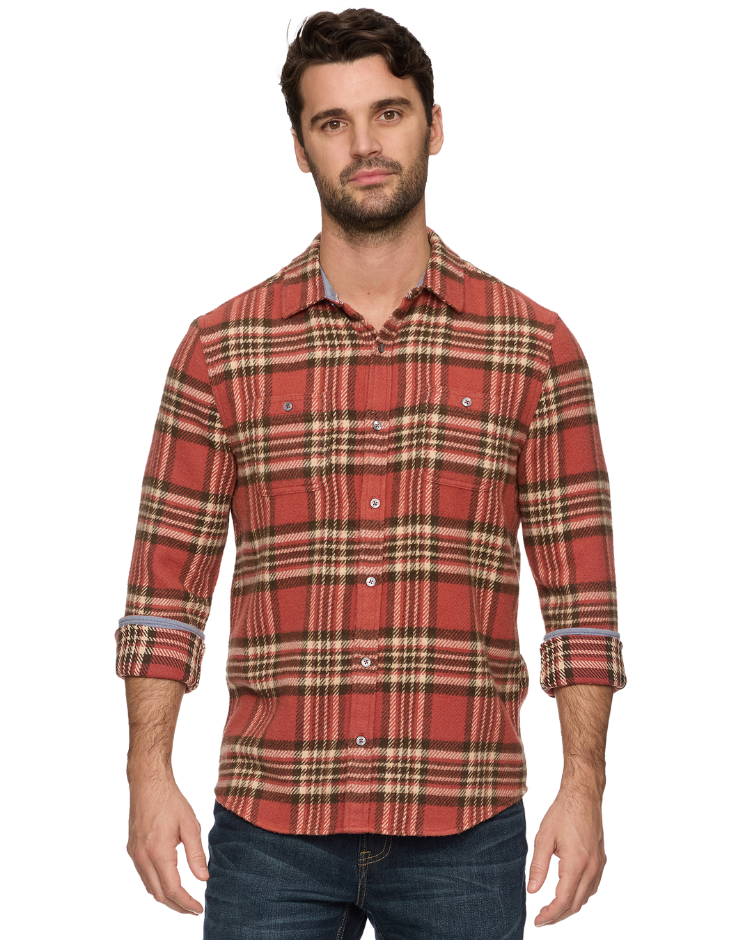SEABROOK VINTAGE WASHED FLANNEL SHIRT