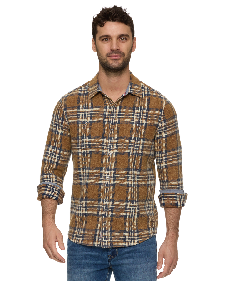 SEABROOK VINTAGE WASHED FLANNEL SHIRT