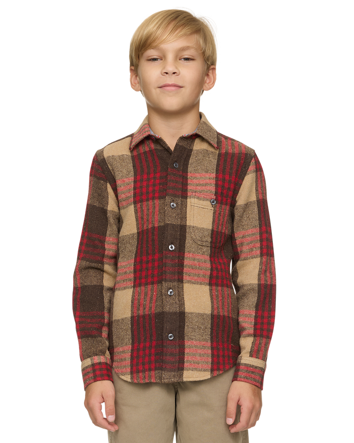 BOYS LANSING FLANNEL SHIRT