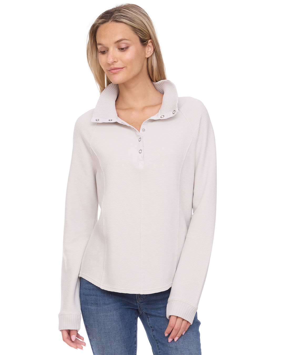 ADRIANA SNAP PULLOVER