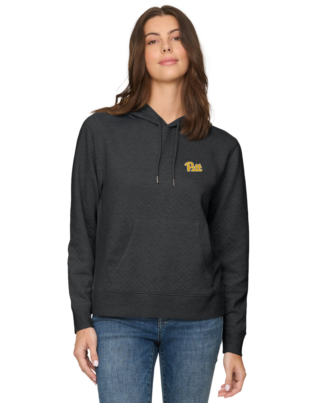 PITT WOMEN'S BRADNER SUPER-SOFT QUILTED HOODIE