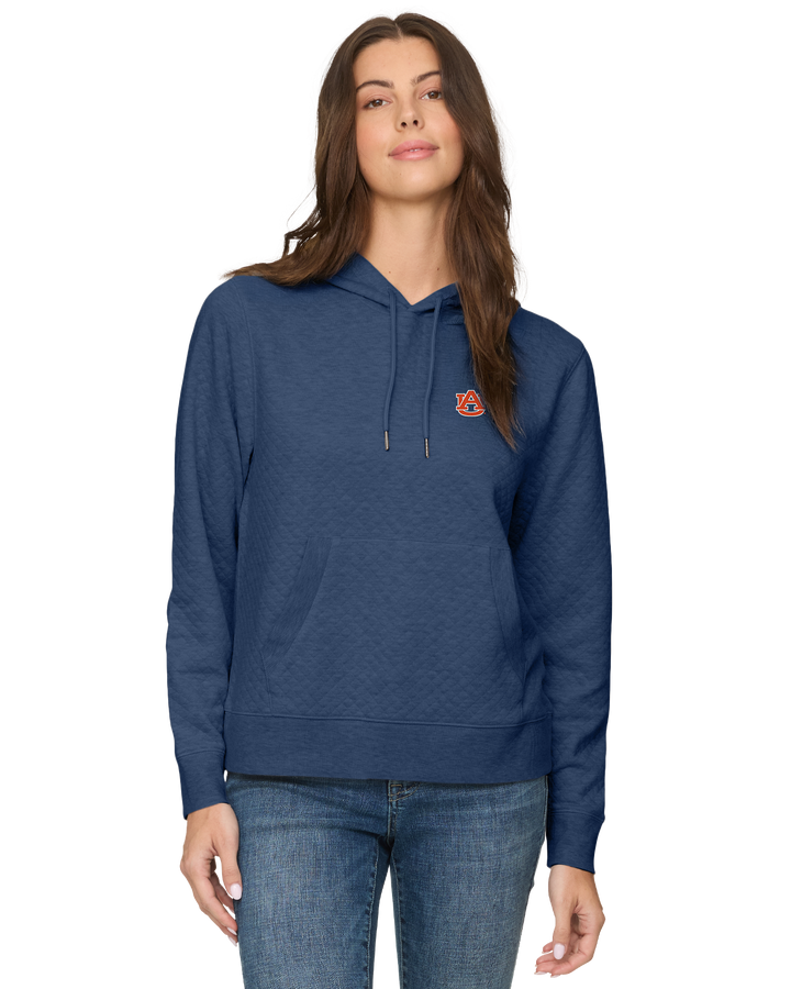 AUBURN WOMEN'S BRADNER SUPER SOFT QUILTED HOODIE
