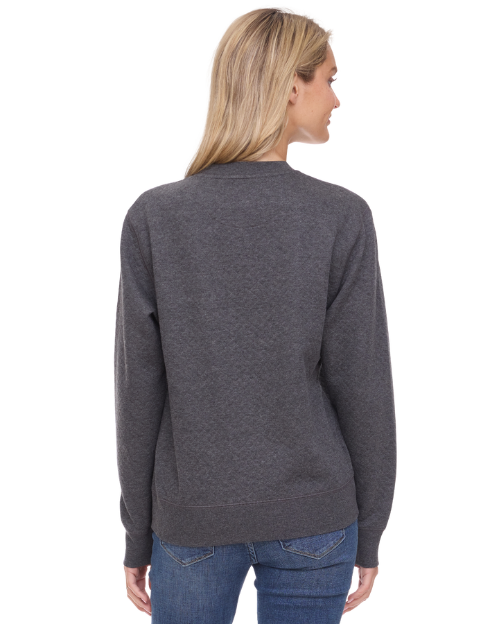 WOMEN'S BRADNER SUPER SOFT QUILTED CREWNECK