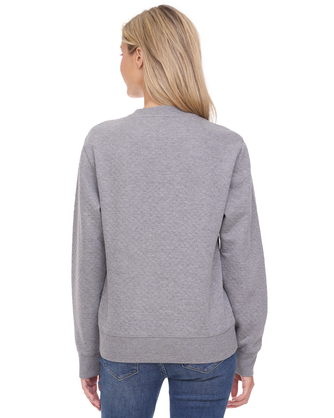 WOMEN'S BRADNER SUPER SOFT QUILTED CREWNECK