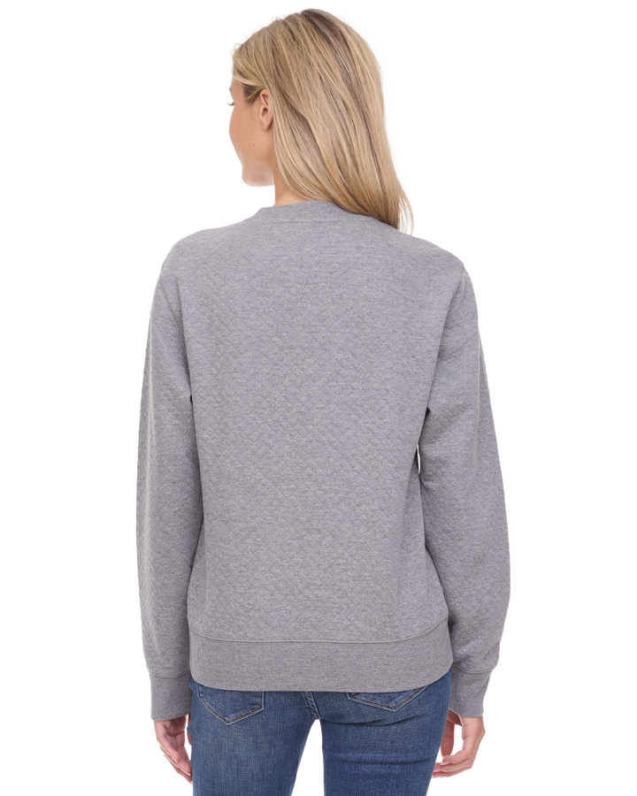 WOMEN'S BRADNER SUPER SOFT QUILTED CREWNECK