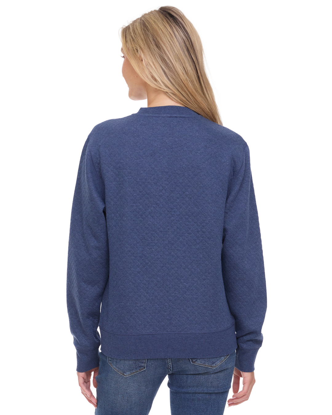 WOMEN'S BRADNER SUPER SOFT QUILTED CREWNECK