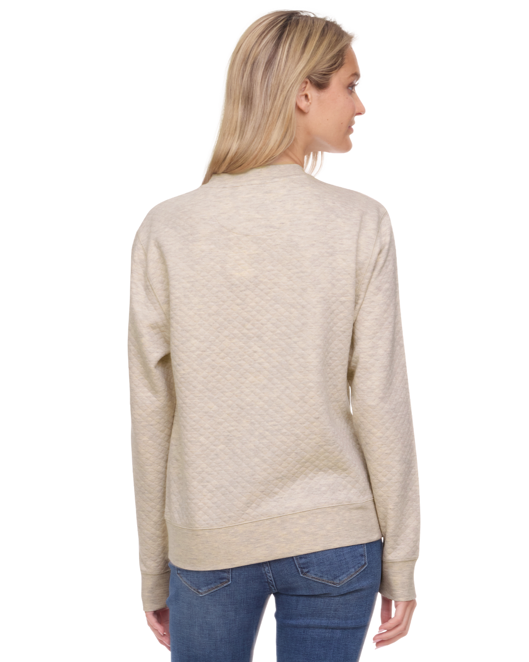WOMEN'S BRADNER SUPER SOFT QUILTED CREWNECK