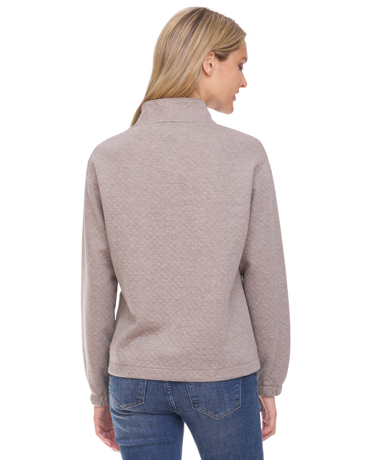WOMEN'S BRADNER SUPER-SOFT QUILTED 1/4-ZIP