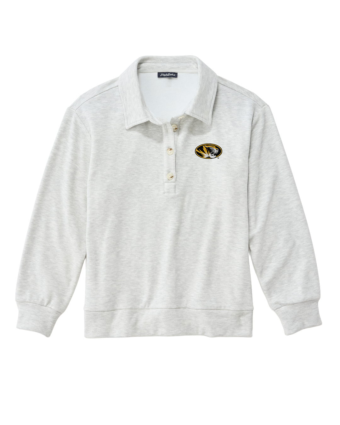 MIZZOU NEWTON SUPER-SOFT FLEECE RUGBY