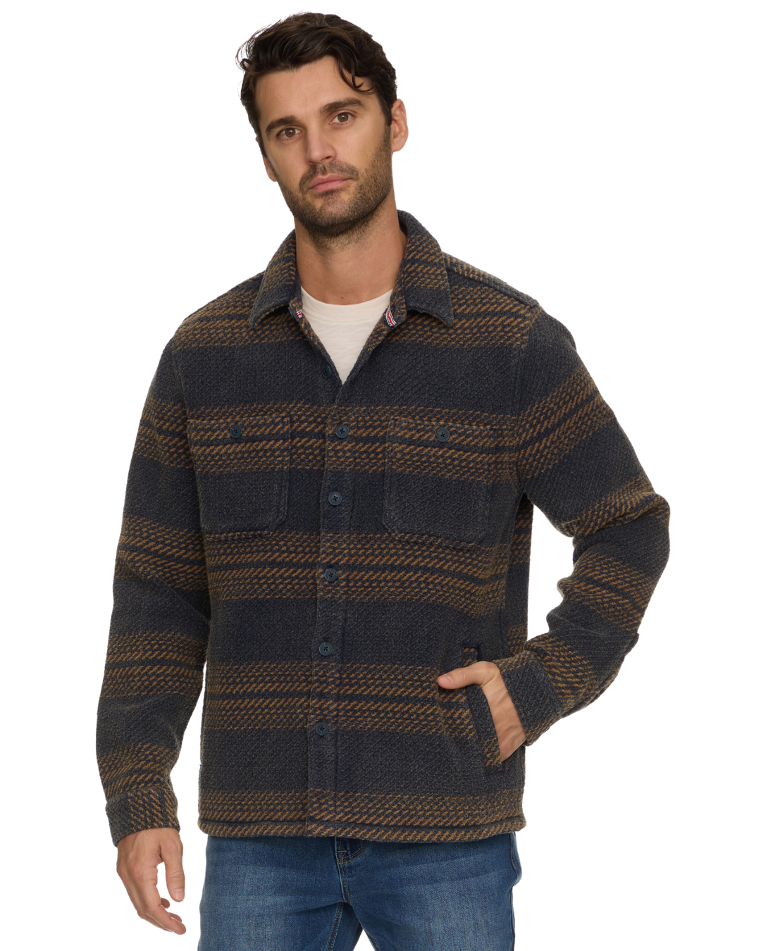 COALING VINTAGE WASHED TEXTURED JACKET