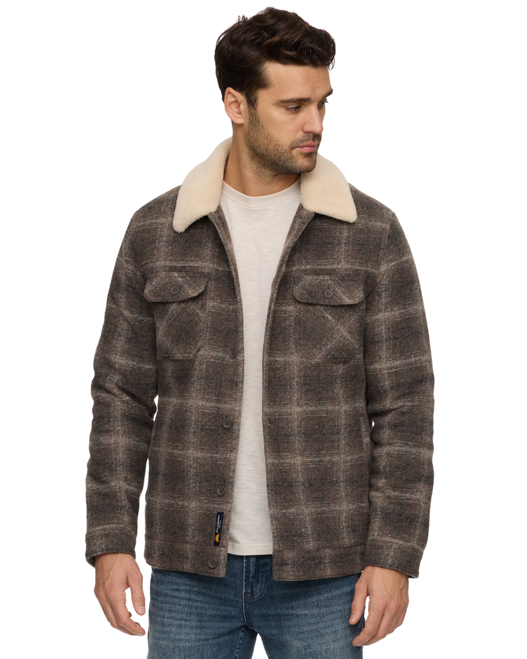 BROOKWOOD SHERPA-LINED JACKET
