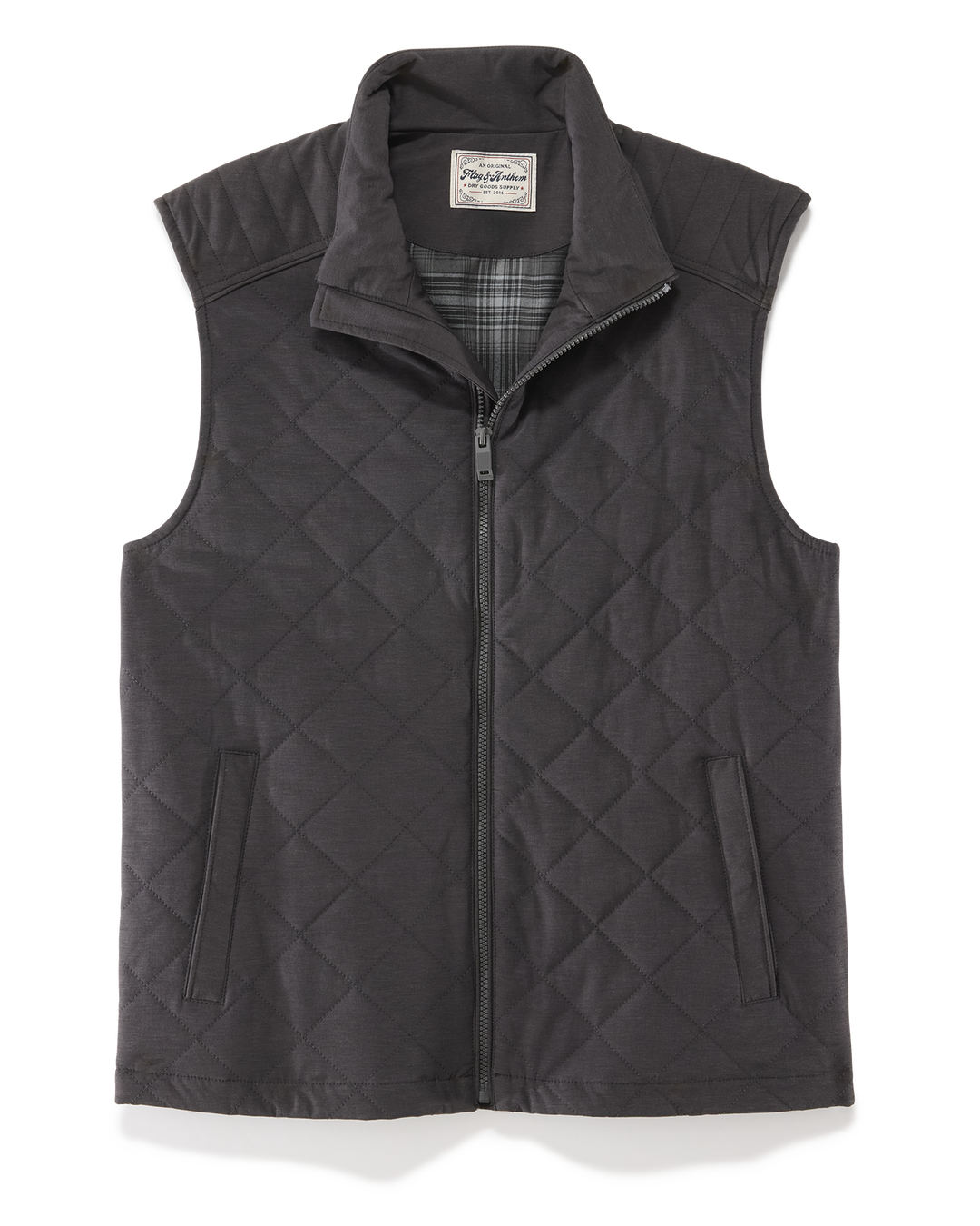 CHAPIN FLANNEL-LINED QUILTED VEST