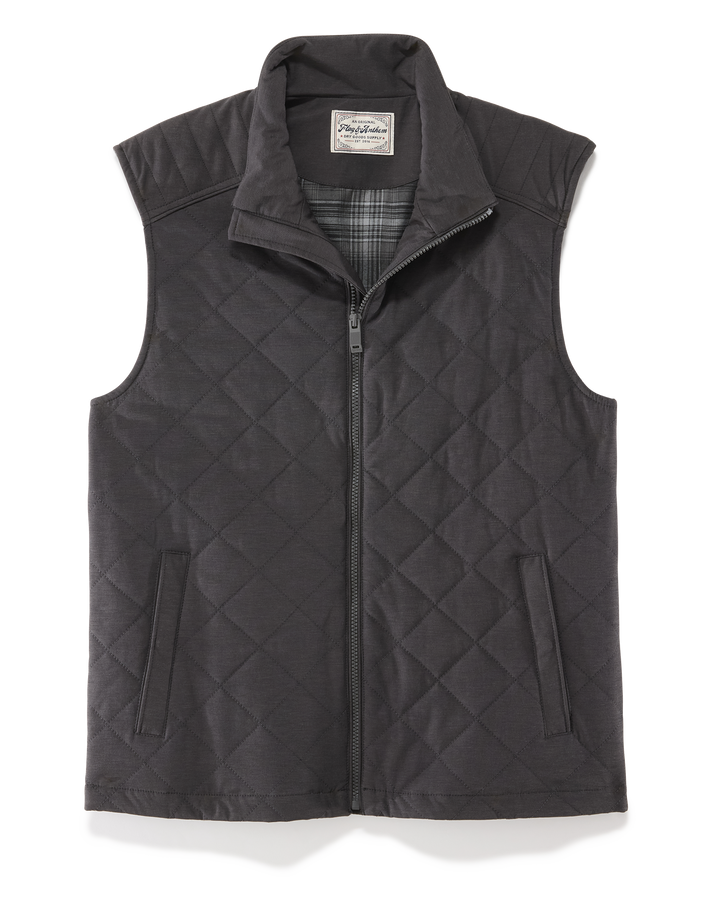 CHAPIN FLANNEL-LINED QUILTED VEST