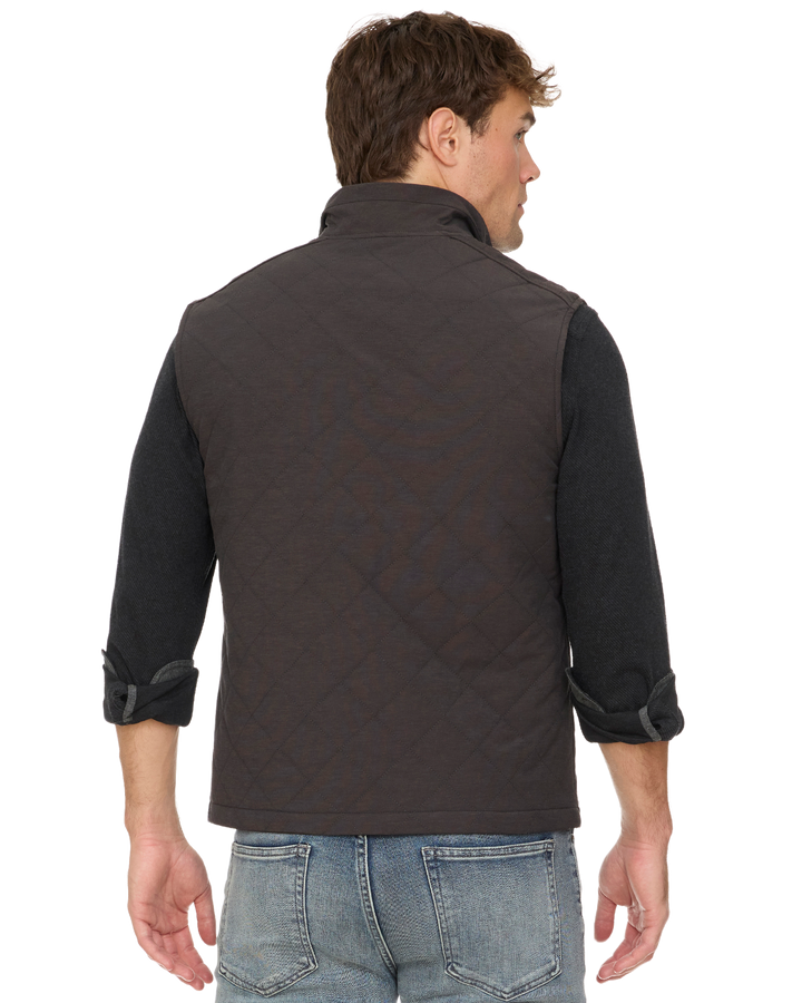 CHAPIN FLANNEL-LINED QUILTED VEST