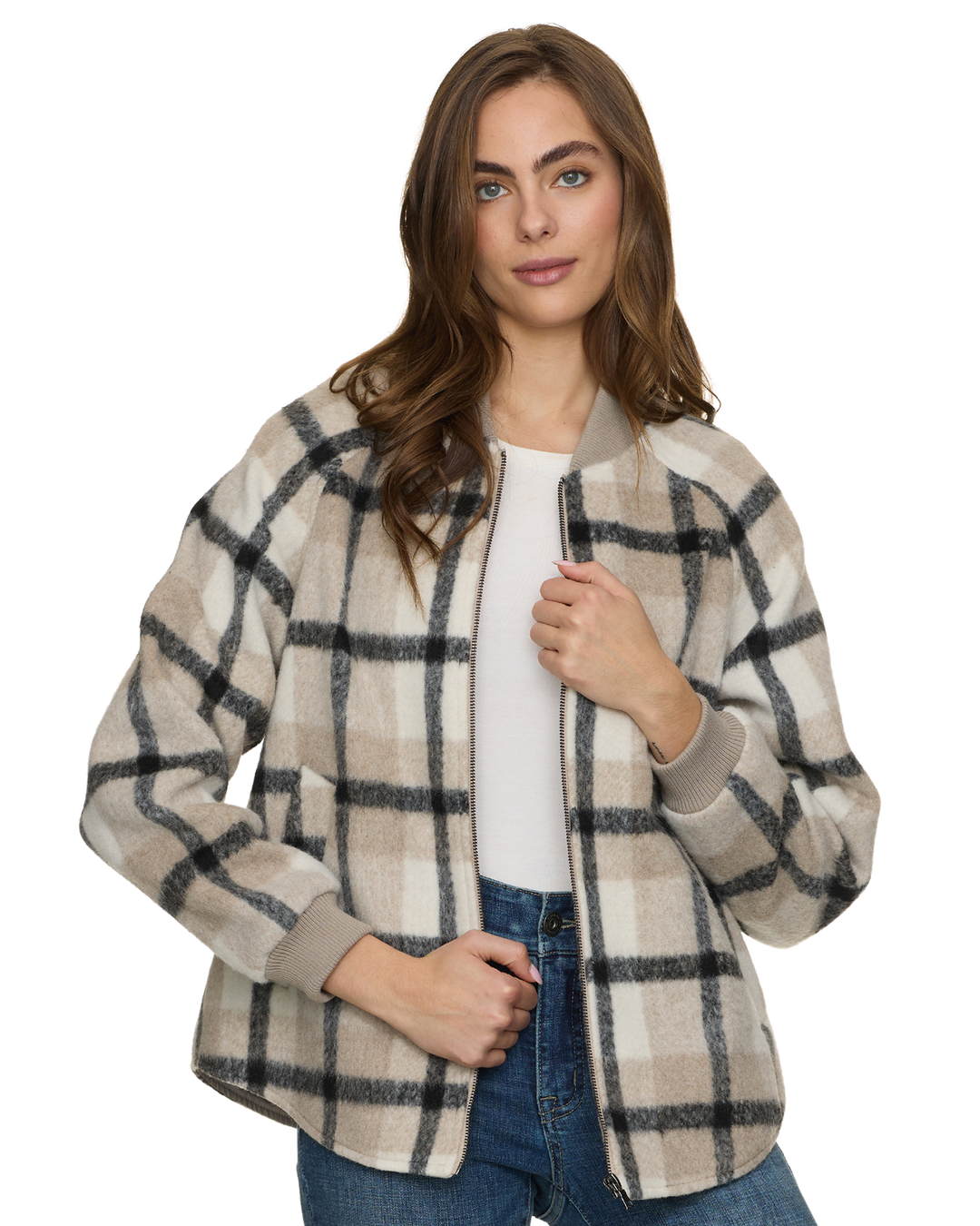 ANNISTON QUILTED BOMBER JACKET
