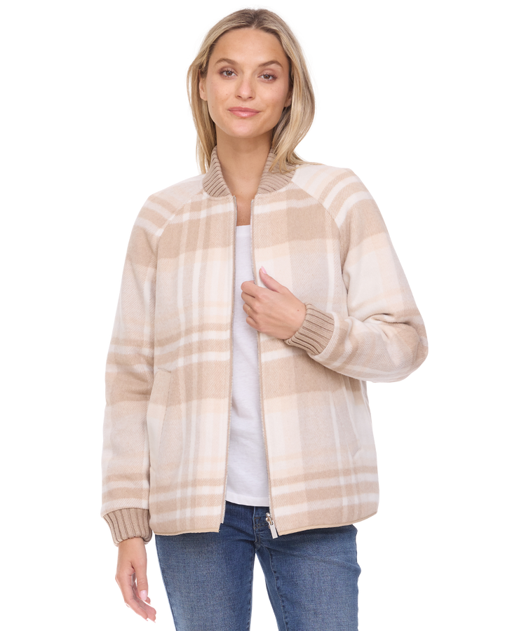 ANNISTON REVERSIBLE BOMBER JACKET