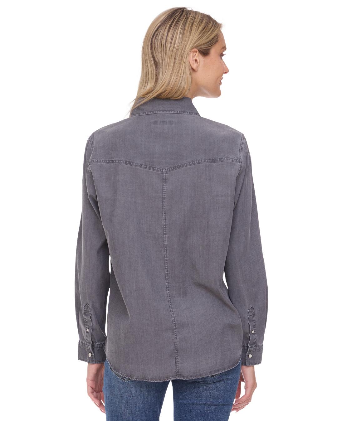 MAGNOLIA WESTERN STRETCH CHAMBRAY SHIRT