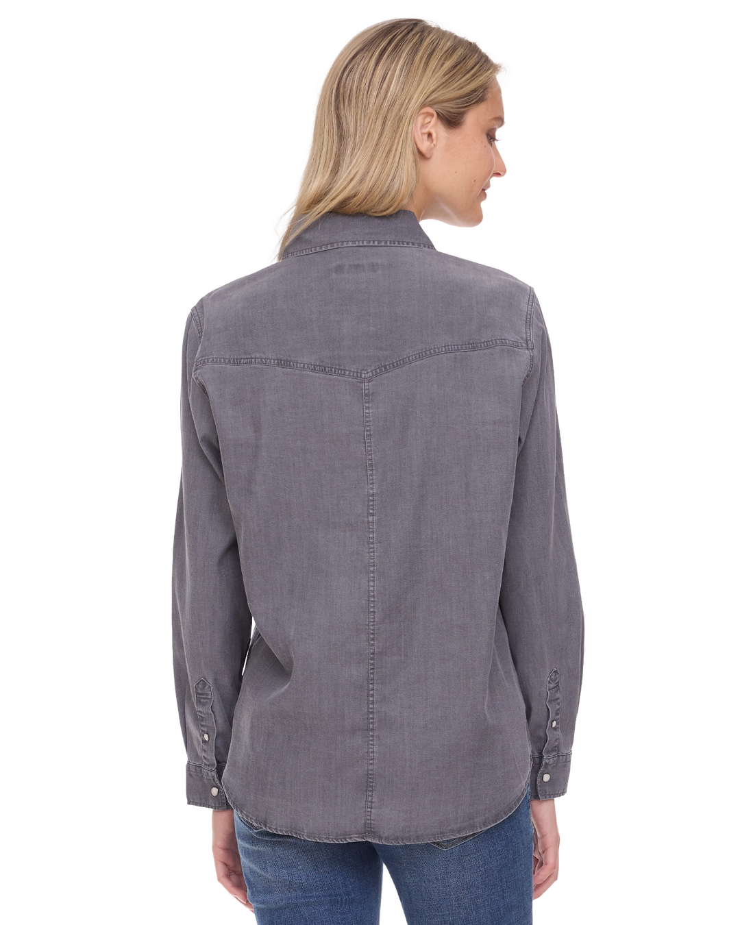 MAGNOLIA WESTERN STRETCH CHAMBRAY SHIRT