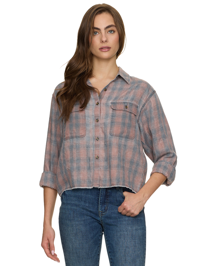 ROSEVILLE VINTAGE SOFT CROP SHIRT