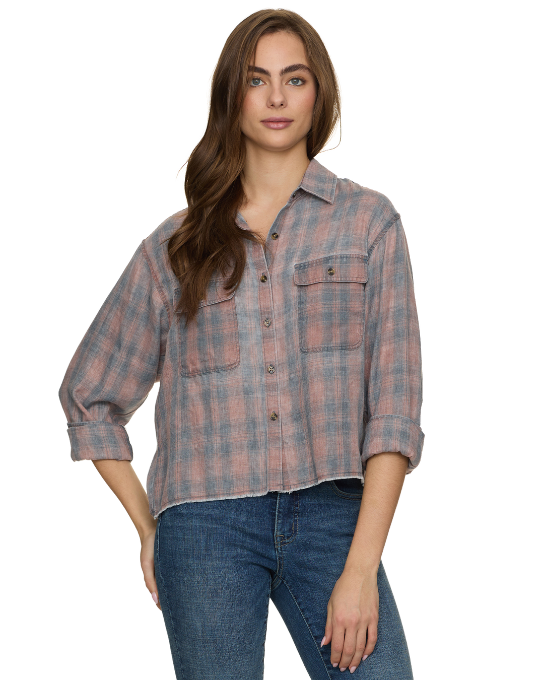 ROSEVILLE VINTAGE SOFT CROP SHIRT