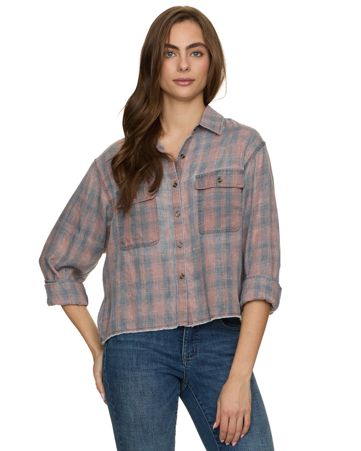 ROSEVILLE VINTAGE SOFT CROP SHIRT
