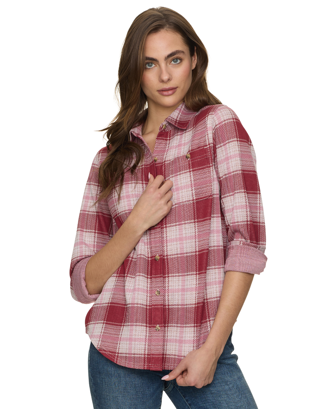 WOMEN'S HERO STRETCH FLANNEL SHIRT