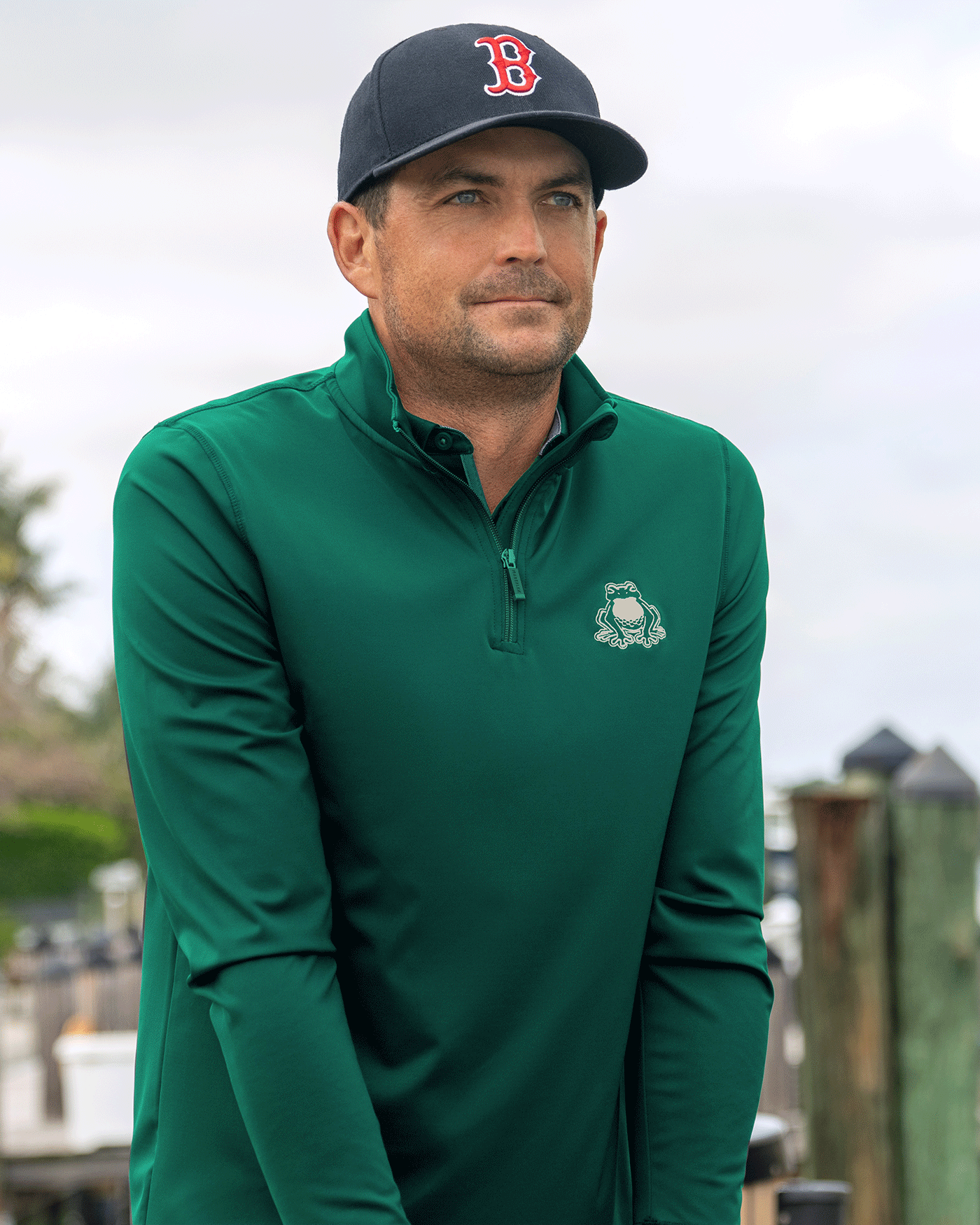 【TGL】Boston Common Golf ハーフジップ 長袖シャツ TGL BOSTON COMMON GOLF STRETCH PERFORMANCE 1/4-ZIP – Flag & Anthem