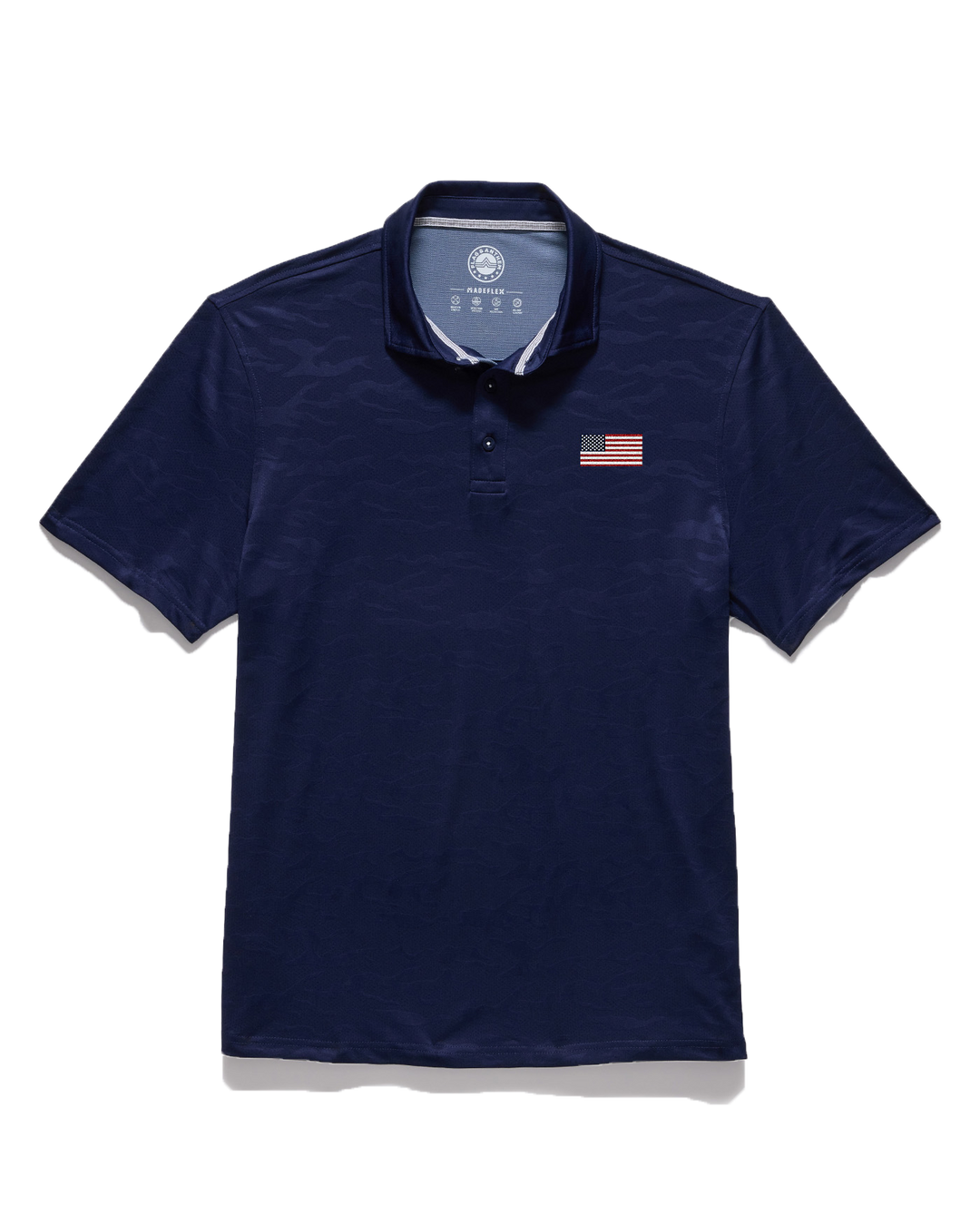 ARCADIA FLAG CAMO PERFORMANCE POLO