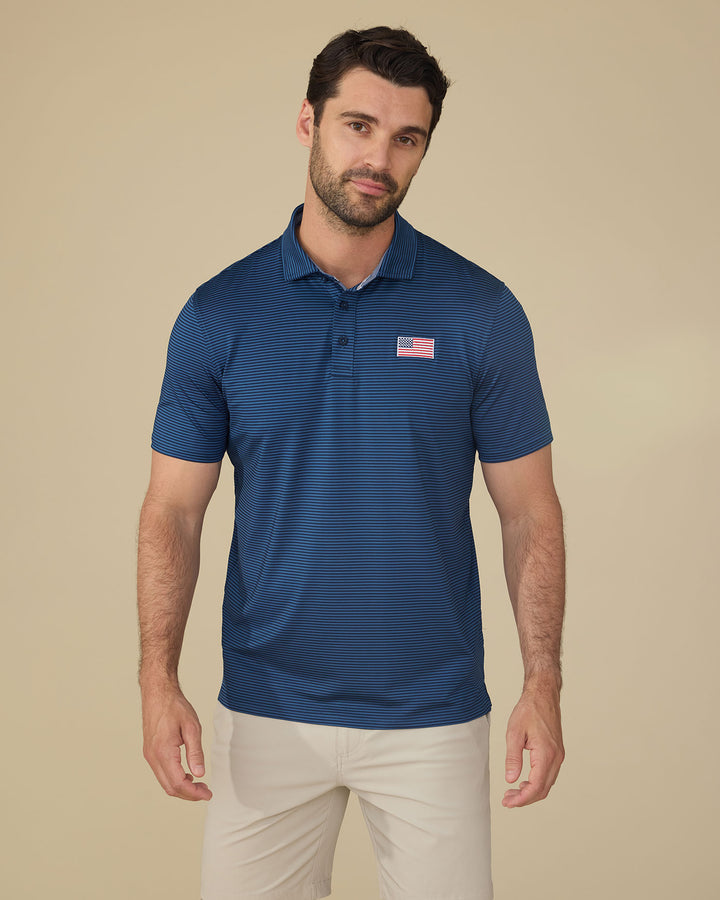 NAPLES FLAG PERFORMANCE POLO