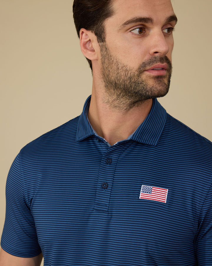 NAPLES FLAG PERFORMANCE POLO