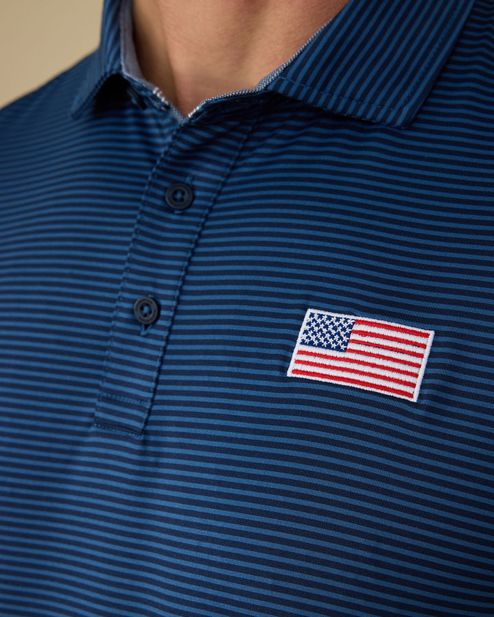NAPLES FLAG PERFORMANCE POLO
