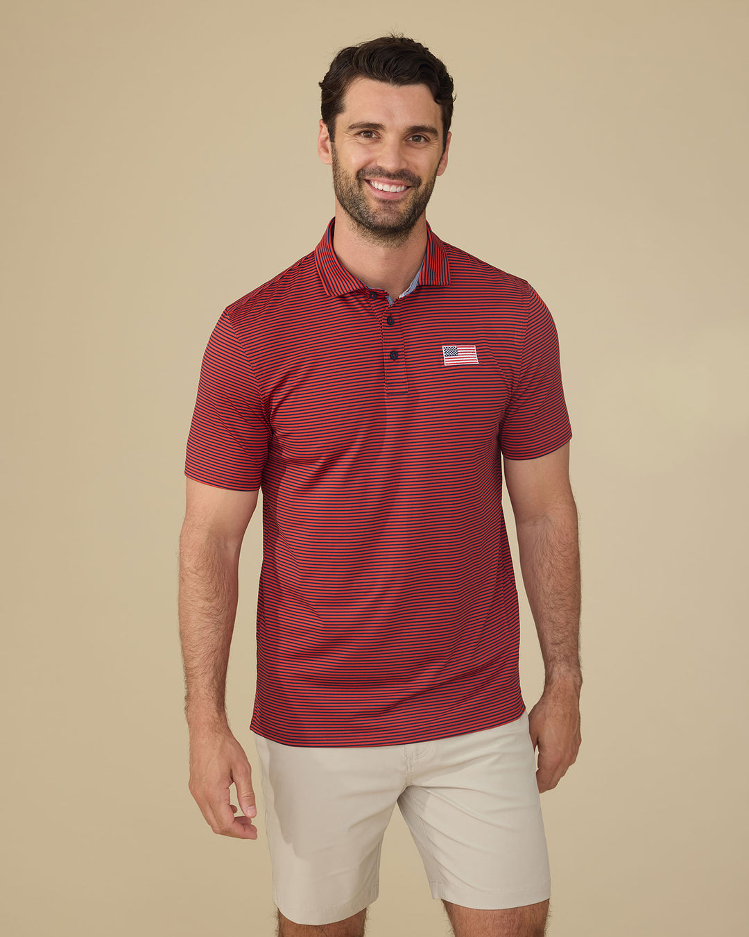 NAPLES FLAG PERFORMANCE POLO