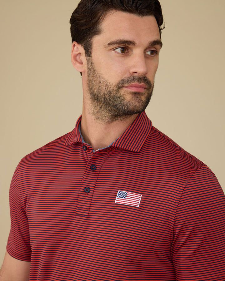 NAPLES FLAG PERFORMANCE POLO