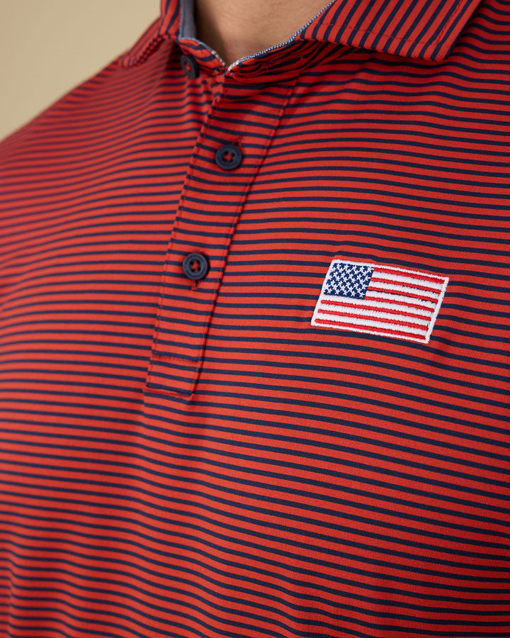 NAPLES FLAG PERFORMANCE POLO