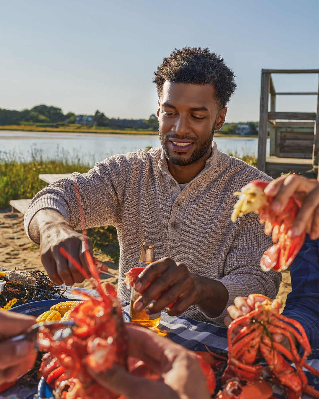 DENVER COOLING MOCK NECK SWEATER