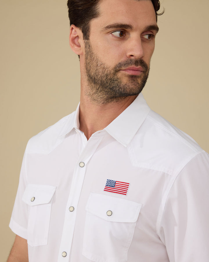 UPF FLAG PERFORMANCE WESTERN SHIRT