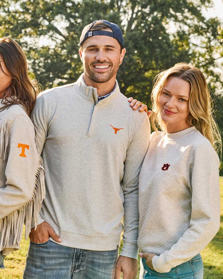 TEXAS HERO STRETCH KNIT 1/4-ZIP