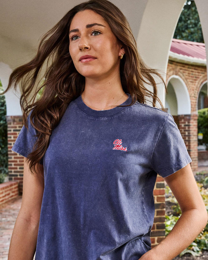 OLE MISS WASHED TEE