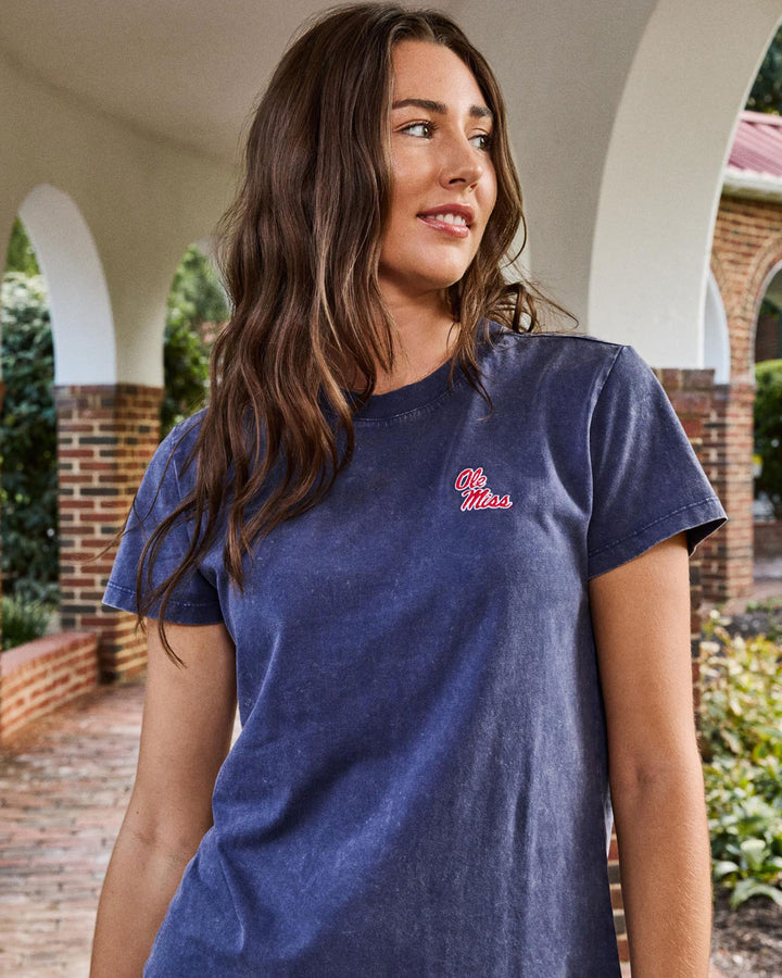 OLE MISS WASHED TEE