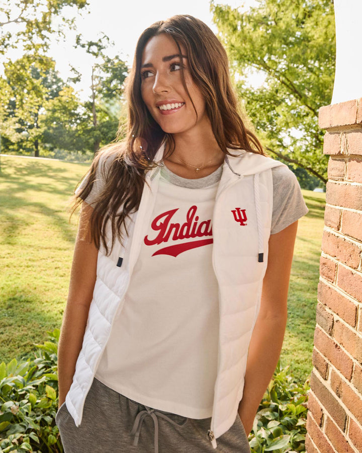 INDIANA MOVEMENT PERFORMANCE HOODED PUFFER VEST