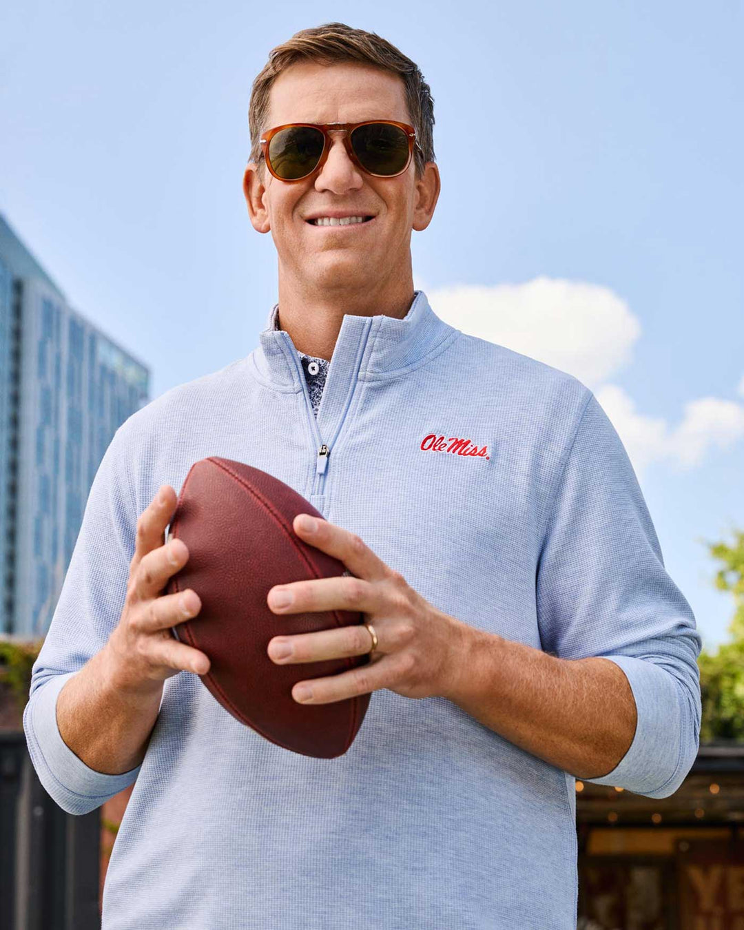 OLE MISS SUMMIT SUPER SOFT 1/4-ZIP