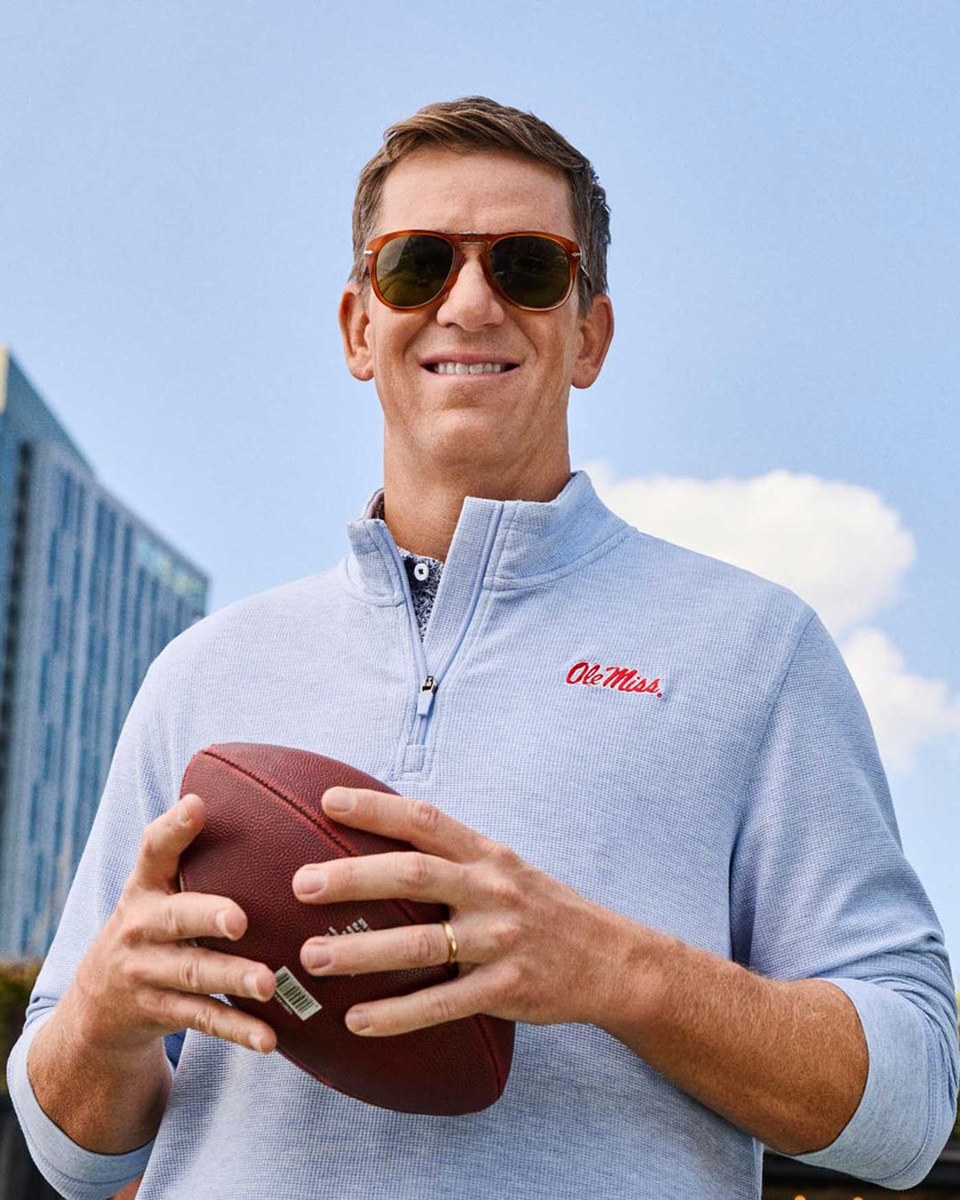 OLE MISS SUMMIT SUPER SOFT 1/4-ZIP
