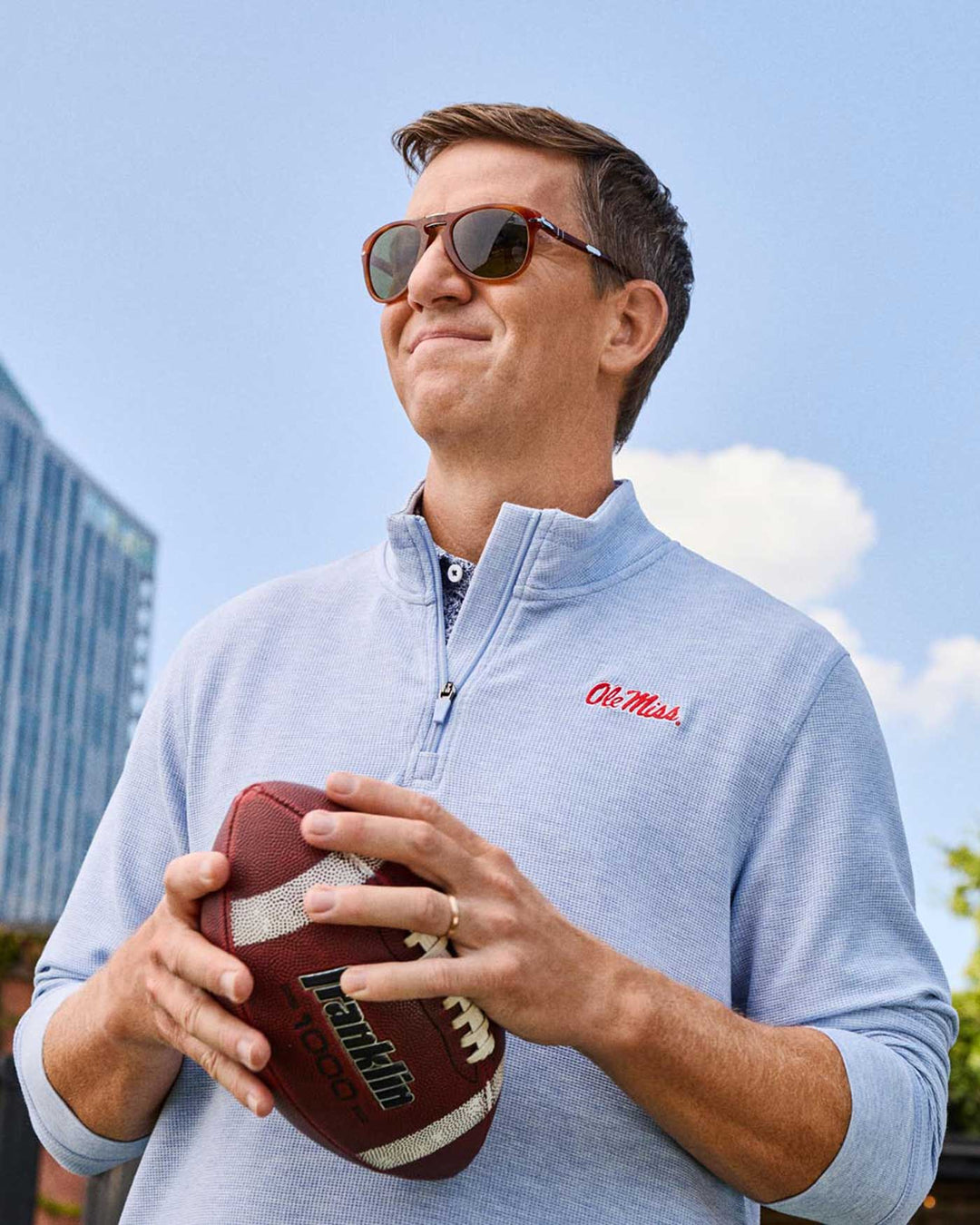 OLE MISS SUMMIT SUPER SOFT 1/4-ZIP
