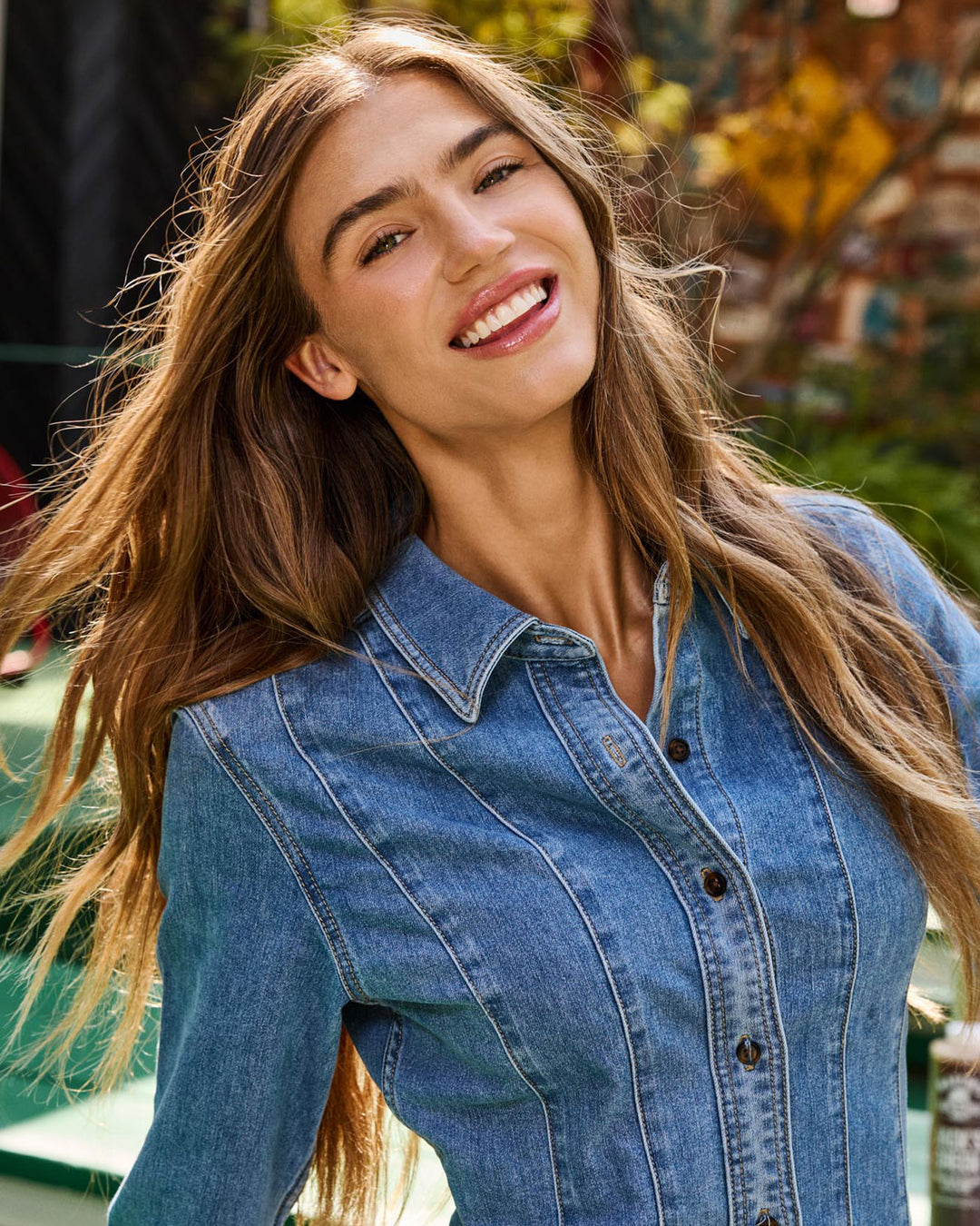 BLOOMFIELD STRETCH DENIM DRESS