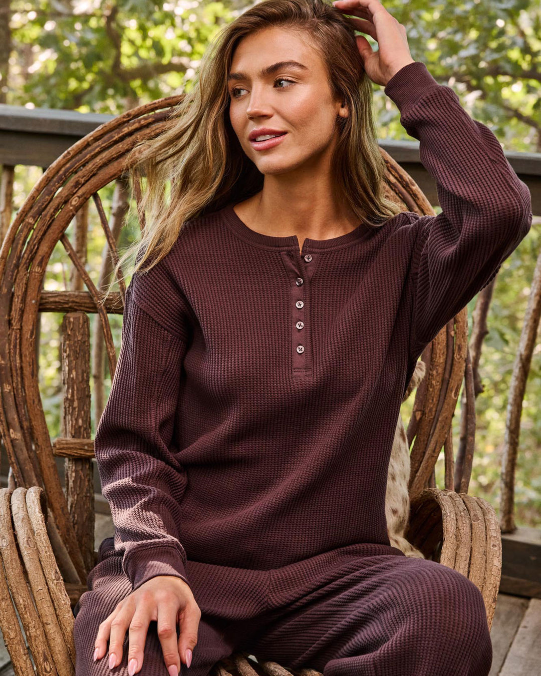 MONTCLAIR WAFFLE HENLEY