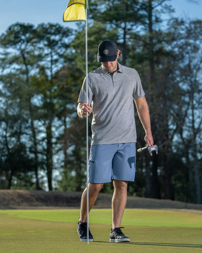 LOUISVILLE BLOCKED SS PERFORMANCE POLO (FINAL SALE)