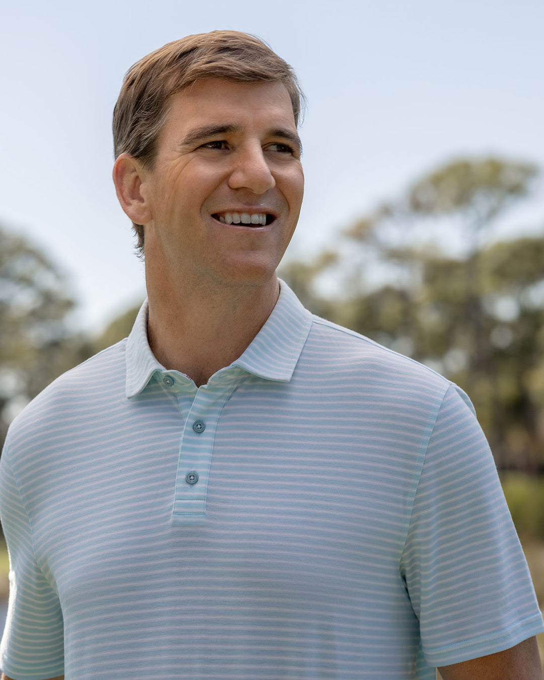 ELITE MINI STRIPE PERFORMANCE POLO