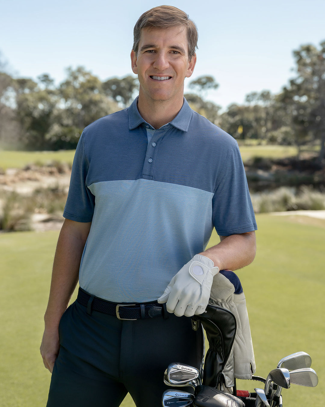 ELITE SOLID BLOCKED PERFORMANCE POLO